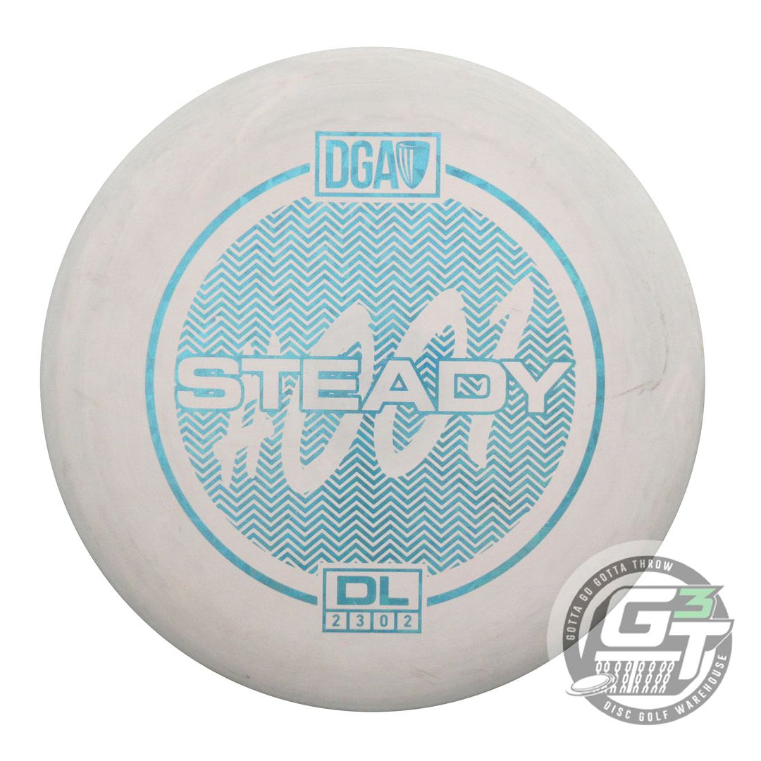 USED DGA D-Line Steady 173g Gray Teal Shatter Foil A Putter Golf Disc
