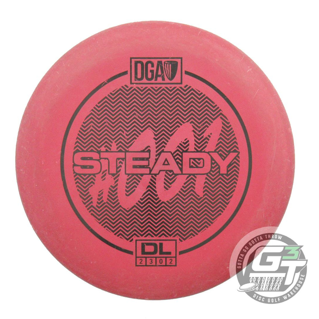 USED DGA D-Line Steady 173g Maroon Black Stamp Putter Golf Disc