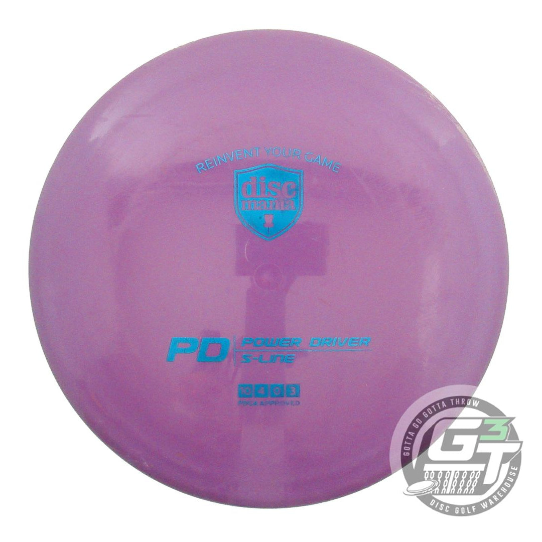 USED DiscMania S-Line PD 170g Purple Blue Foil Distance Driver Golf Disc