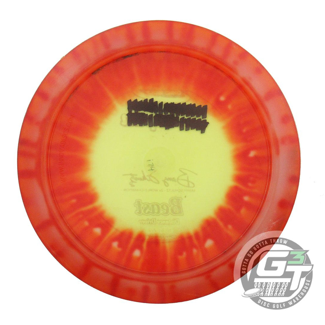 USED Innova I-DYE Champion Beast 174g Red Burst Distance Driver Golf Disc