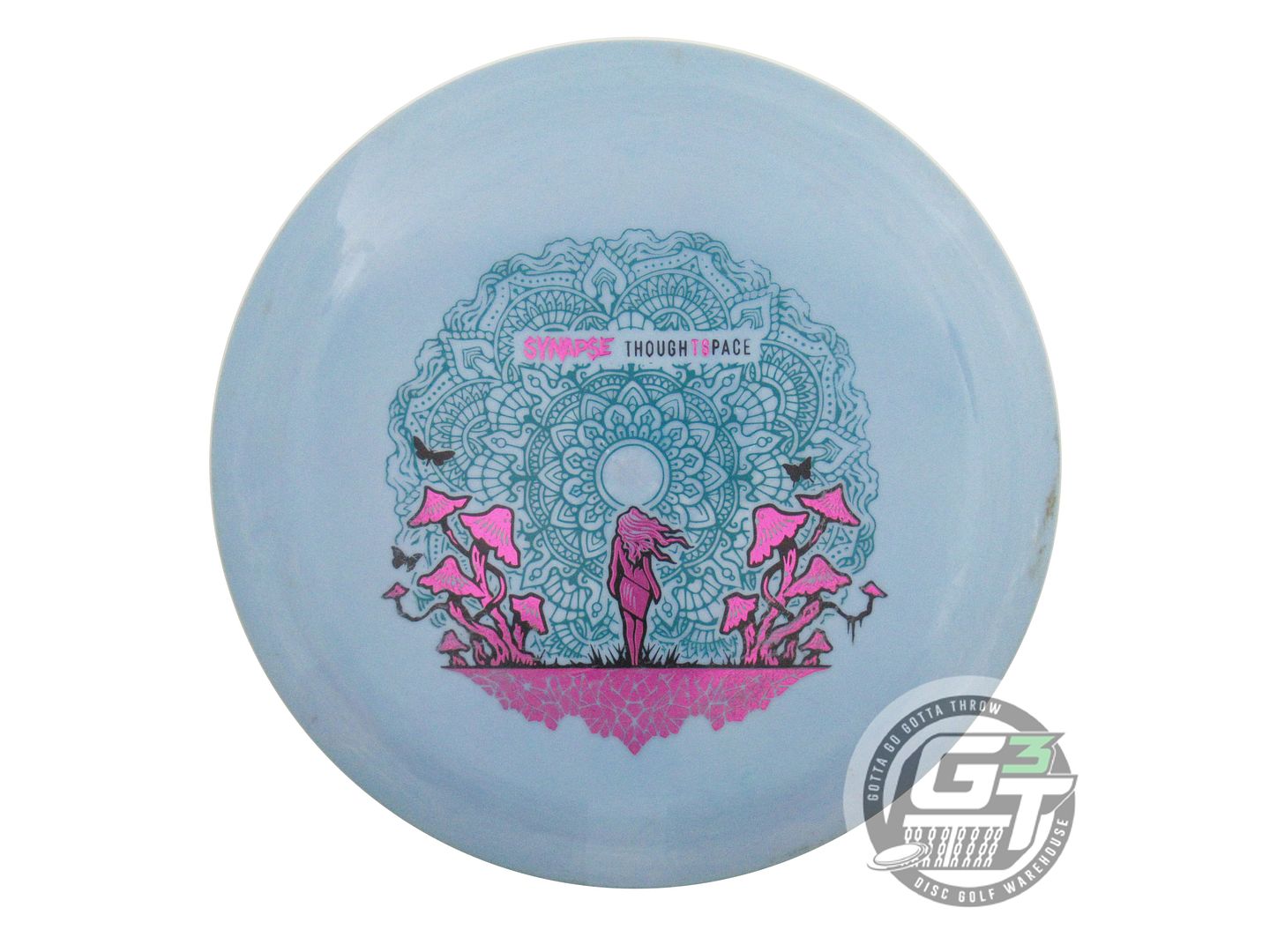 USED Thought Space Aura Synapse 172g Sky Blue Distance Driver Golf Disc