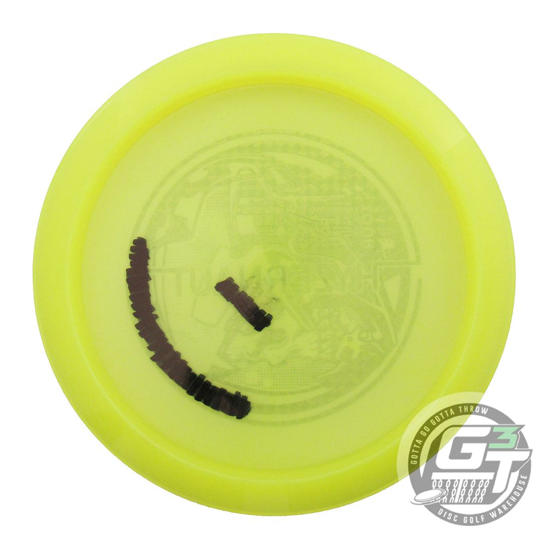 USED Innova Champion Firebird 176g Yellow Silver Prism Foil Distance Driver Disc