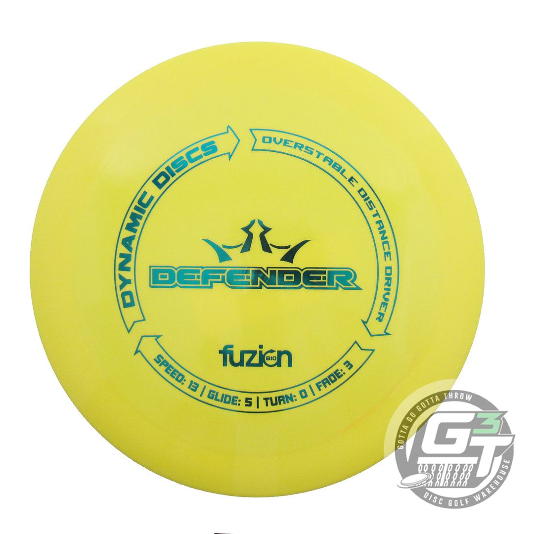 Dynamic Discs BioFuzion Defender Distance Driver Golf Disc (Individually Listed)