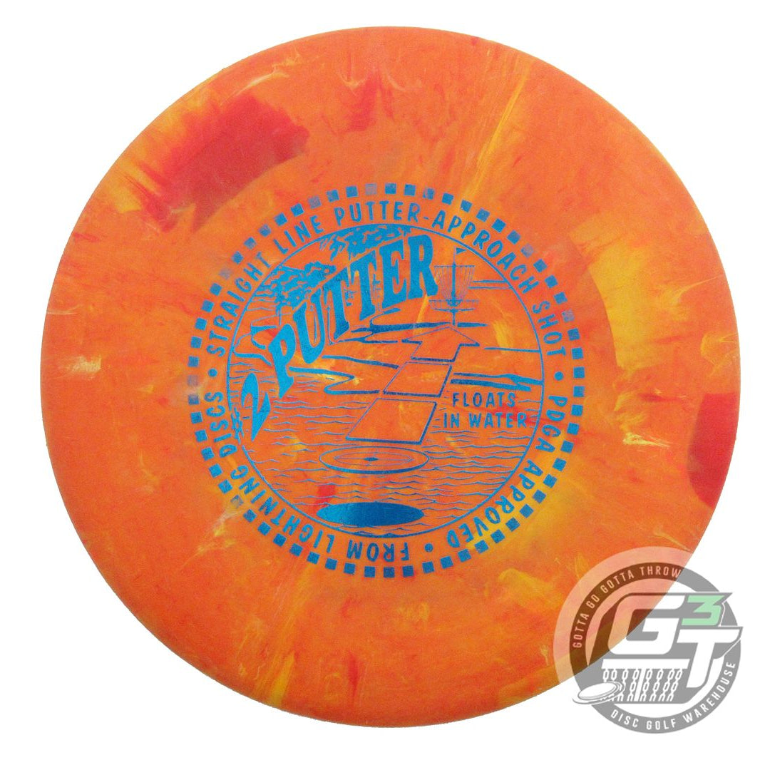 USED Lightning Standard #2 Putter 169g Orange Blue Foil Putter Golf Disc
