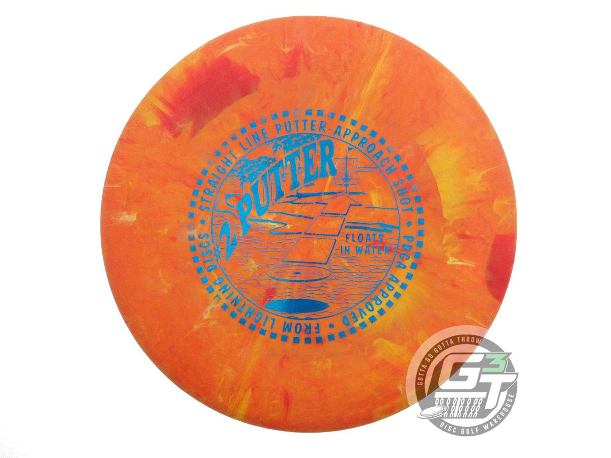 USED Lightning Standard #2 Putter 169g Orange Blue Foil Putter Golf Disc