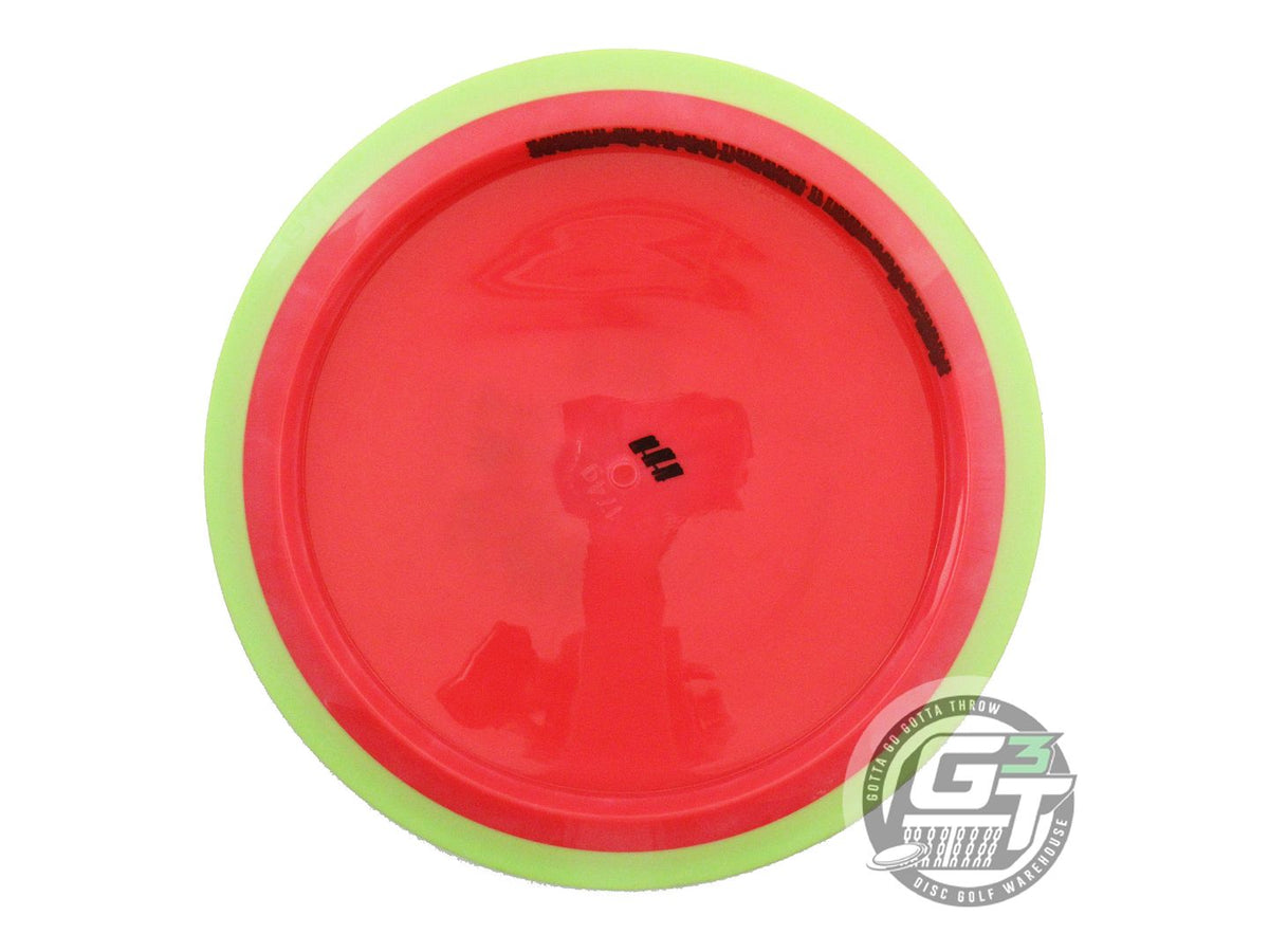 USED Axiom Discs X-OUT Neutron Time Lapse 176g Red Lime Rim Driver Golf Disc
