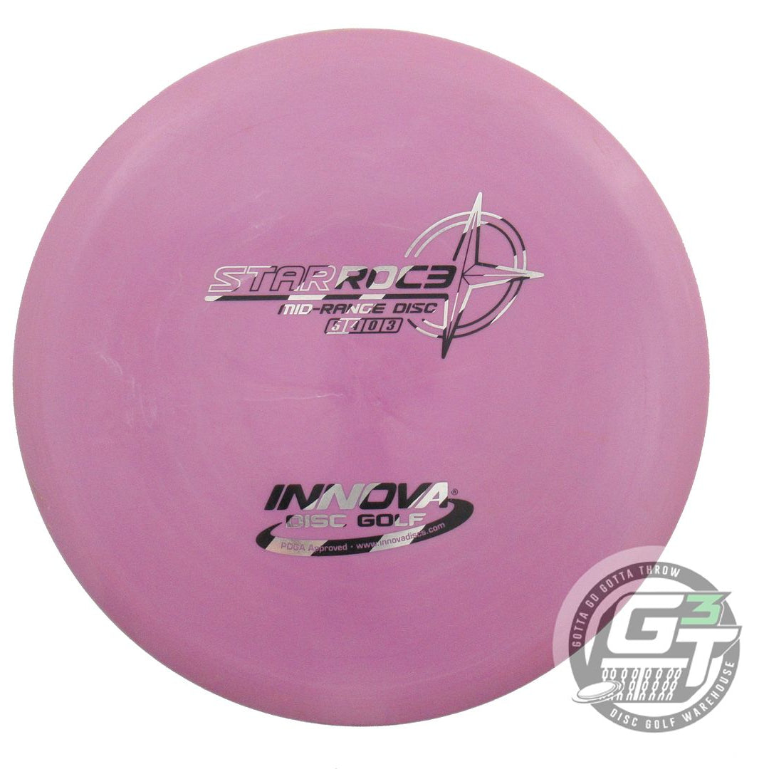 USED Innova Star Roc3 180g Purple Zebra Foil Midrange Golf Disc
