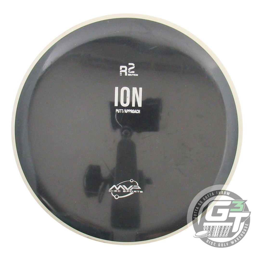 USED MVP Disc Sports R2 Neutron Ion 174g Black White Rim Putter Golf Disc