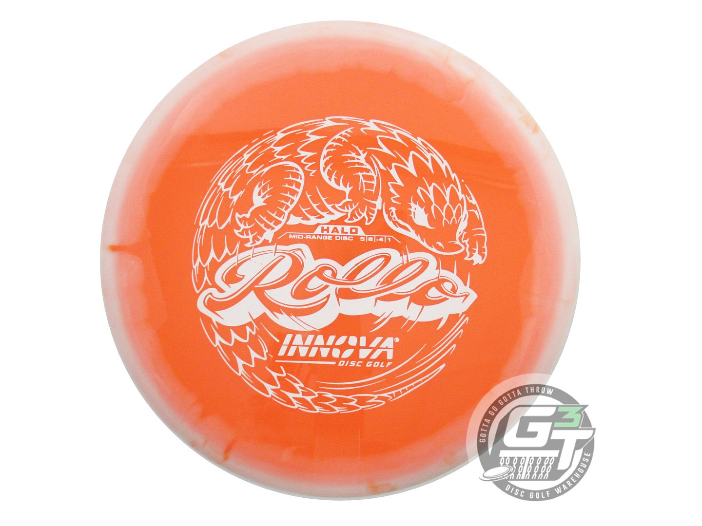 USED Innova Halo Star Rollo 173g White-Orange Midrange Golf Disc