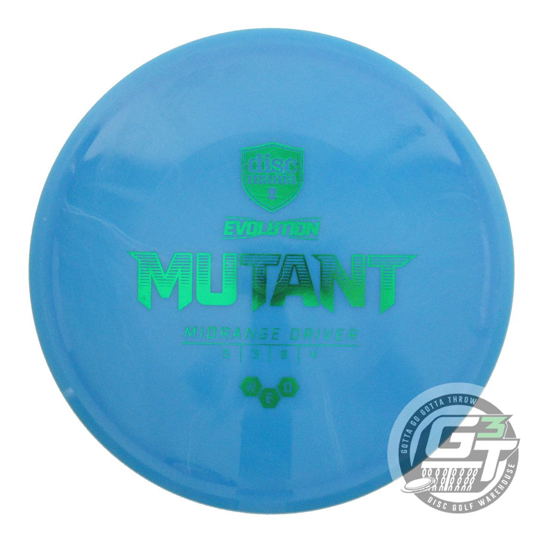 USED DiscMania Neo Mutant 177g Blue Green Foil Midrange Golf Disc