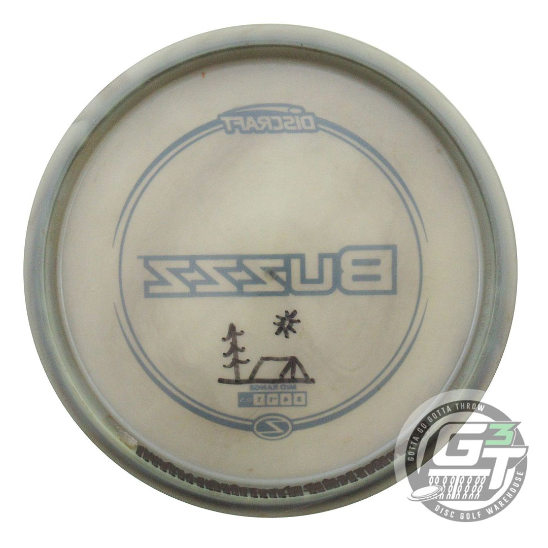 USED Discraft Z Buzzz 175g Gray Black Stamp Midrange Golf Disc