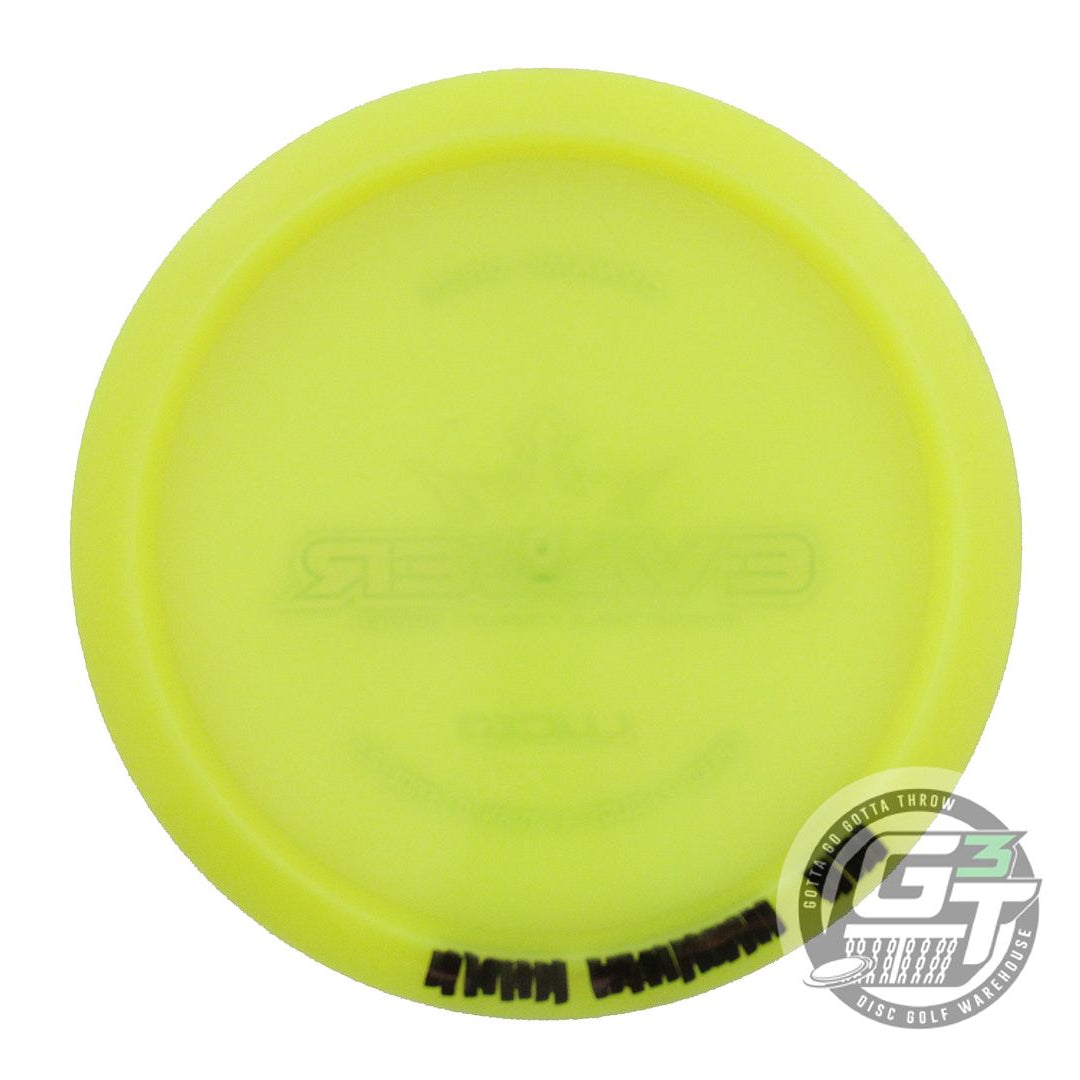 USED Dynamic Discs Lucid Evader 170g Yellow Green Foil Fairway Driver Golf Disc
