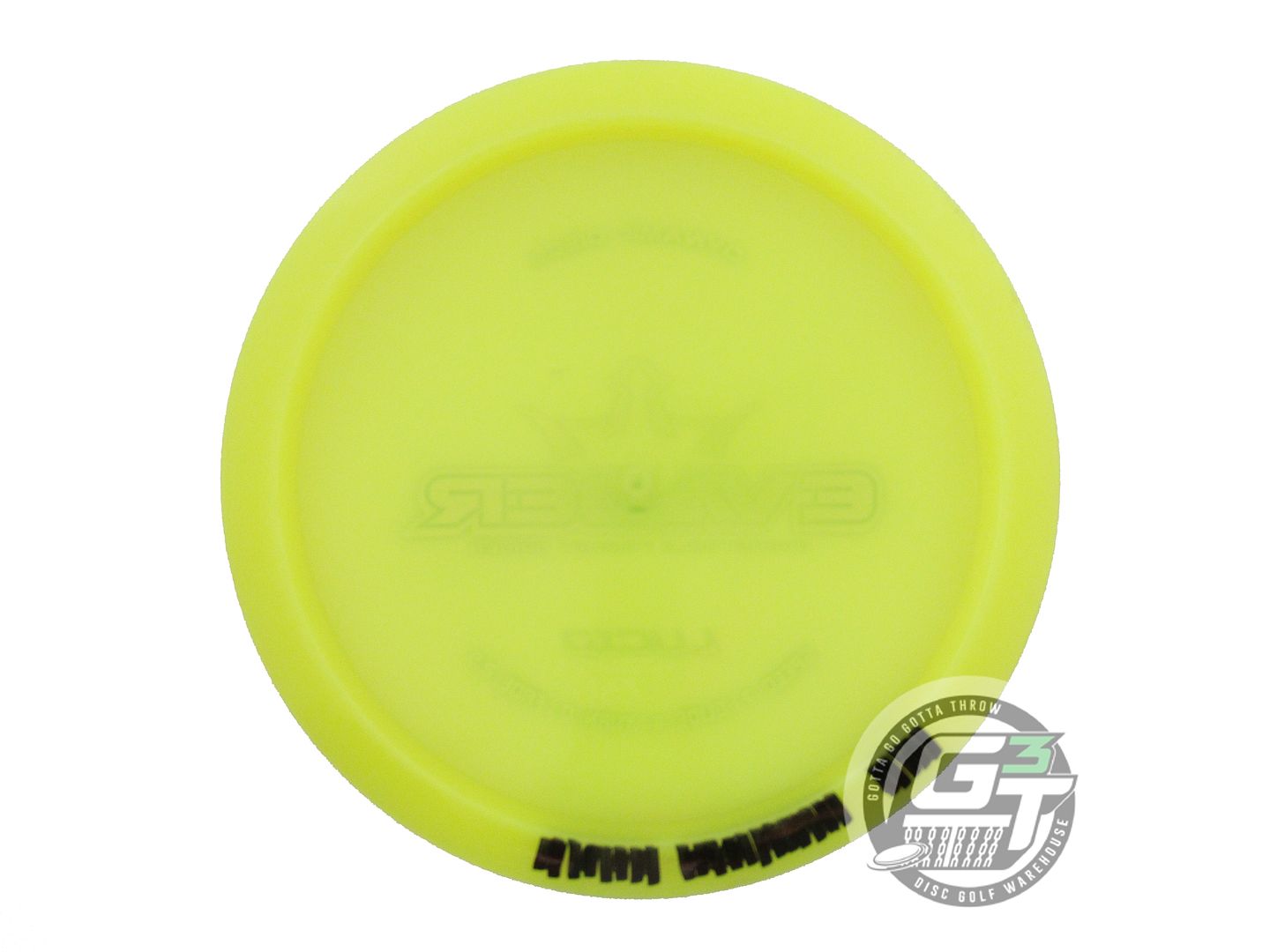 USED Dynamic Discs Lucid Evader 170g Yellow Green Foil Fairway Driver Golf Disc