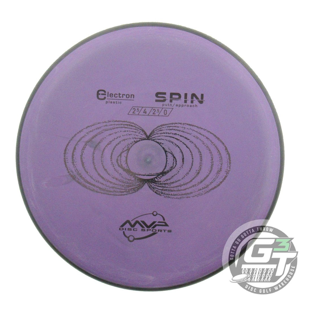 USED MVP Disc Sports Electron Spin 168g Purple Putter Golf Disc