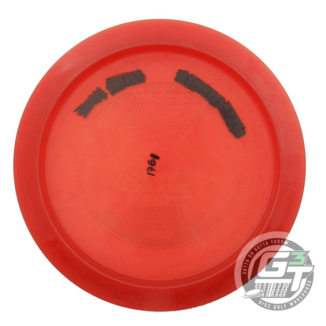 USED Innova Champion Beast 176g Red Lime Foil Distance Driver Golf Disc