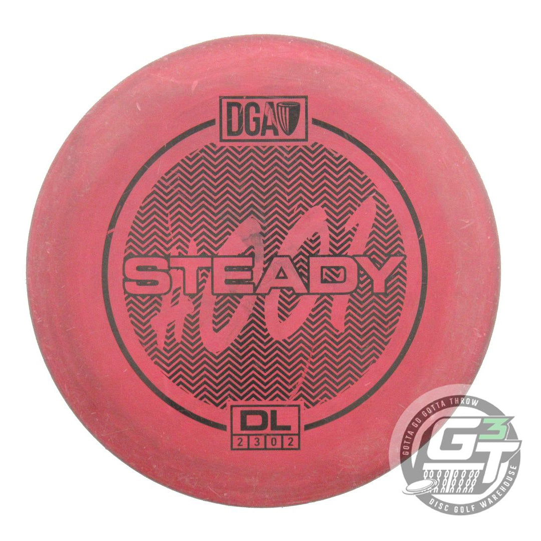 USED DGA D-Line Steady 174g Maroon Black Stamp Putter Golf Disc