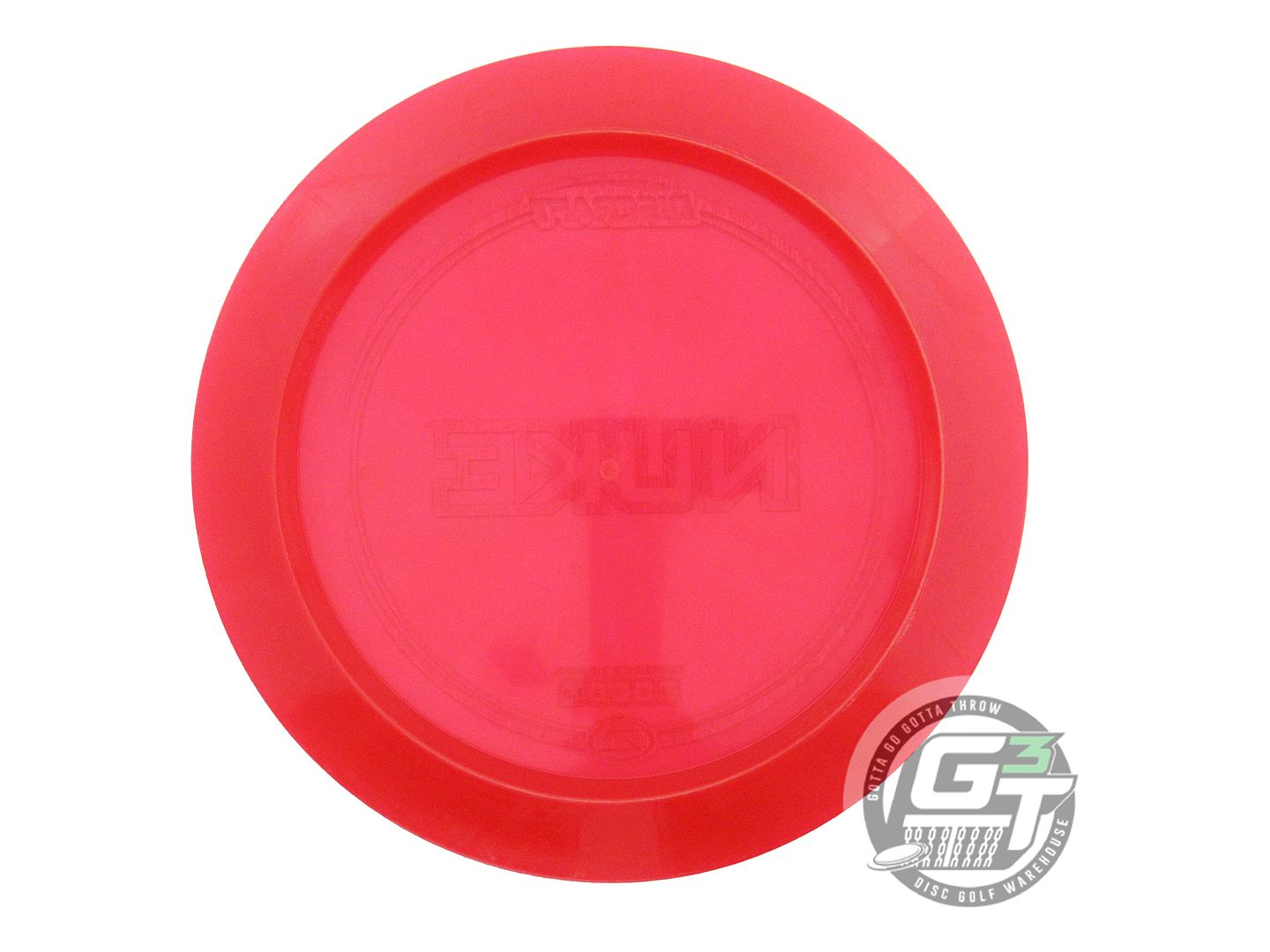 USED Discraft Z Nuke 176g Red Pink Foil Distance Driver Golf Disc