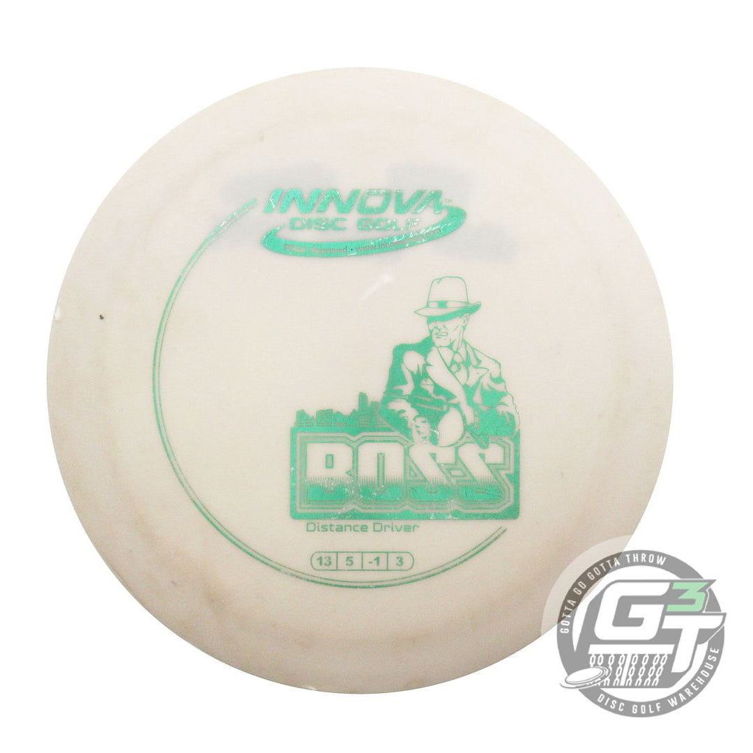 USED Innova DX Boss 172g Ivory Green Foil Distance Driver Golf Disc
