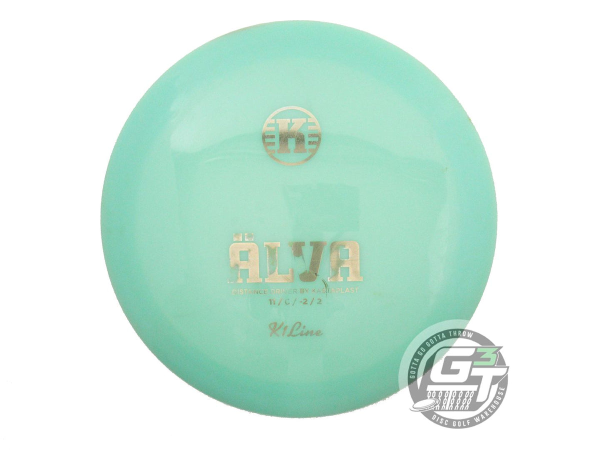 USED Kastaplast FIRST RUN K1 Alva 175g Mint Gold Foil Distance Driver Golf Disc