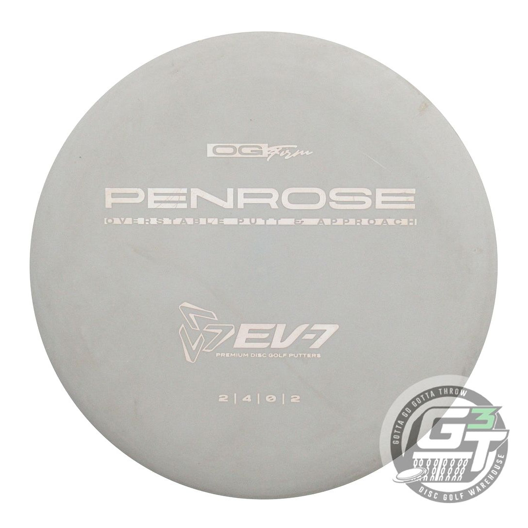 USED EV-7 OG Firm Penrose 173g Gray White Stamp Putter Golf Disc