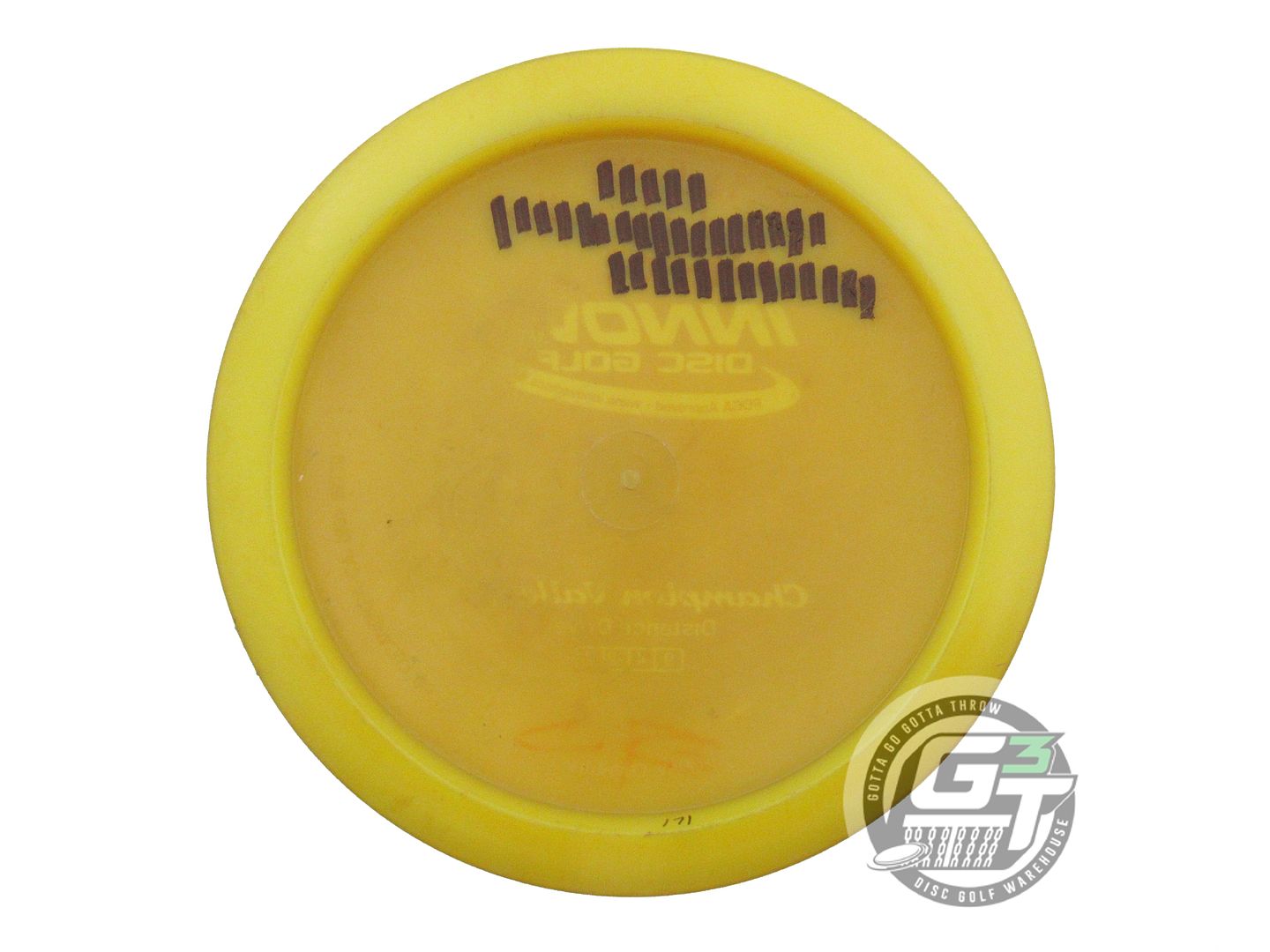 USED Innova Champion Valkyrie 171g Marigold Wiped Stamp Distance Driver Disc