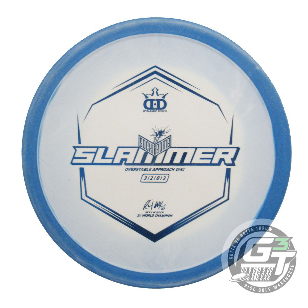 USED Dynamic Discs Supreme Classic Orbit Slammer 175g Blue-White Putter Disc