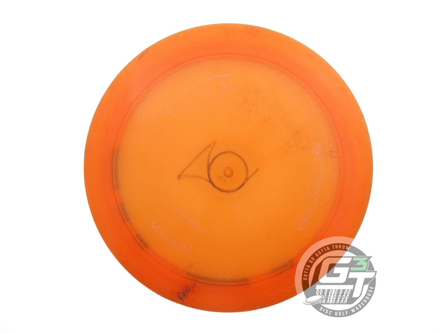 USED Innova Blizzard Boss 154g Orange Flight Plate BUBBLES Distance Driver Disc