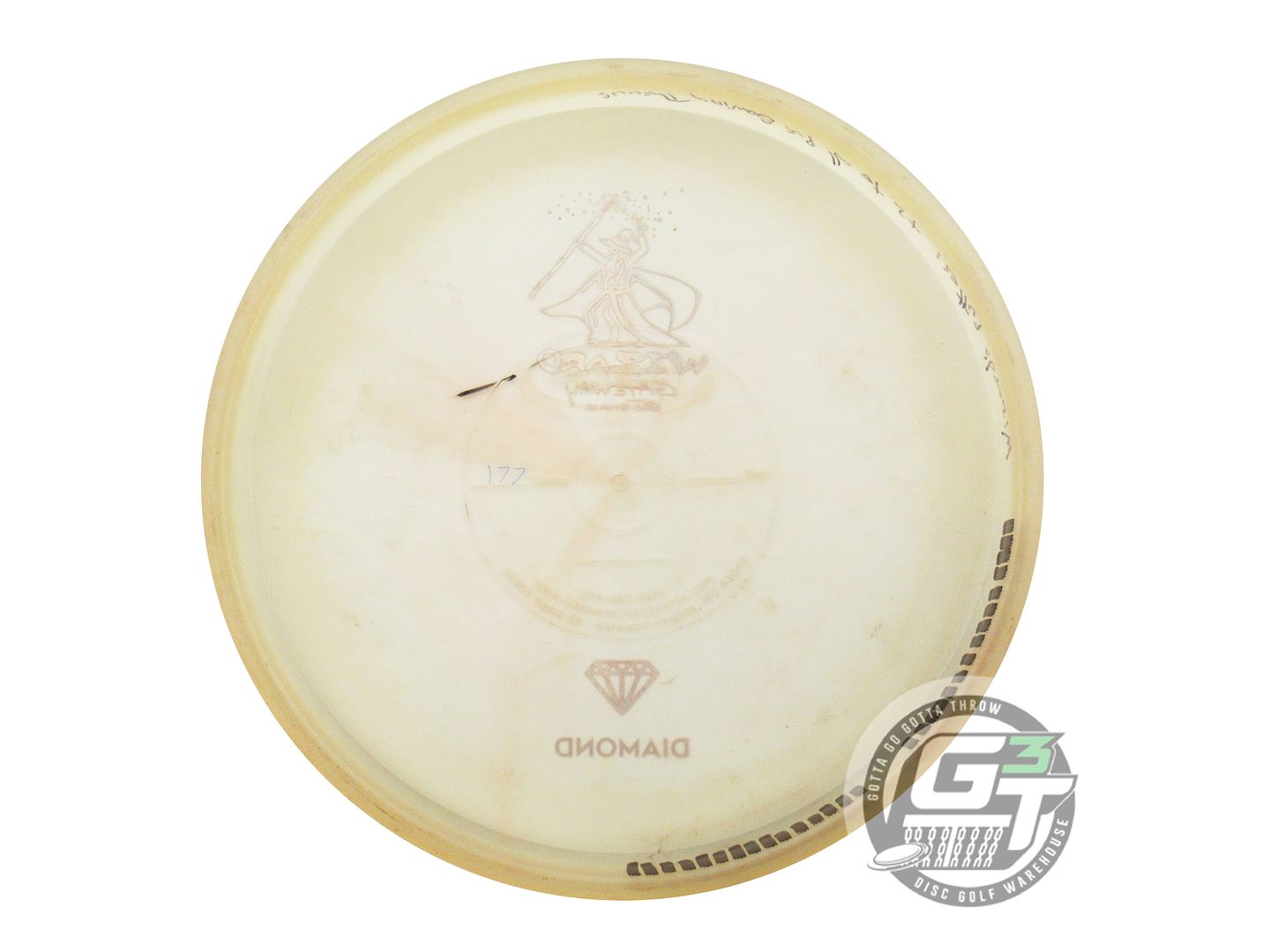 USED Gateway Diamond Wizard 177g Ice Red Foil Putter Golf Disc