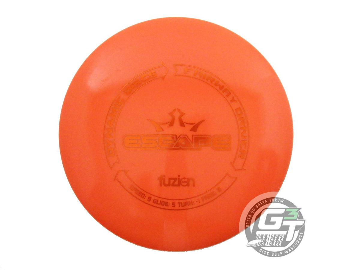 USED Dynamic Discs BioFuzion Escape 172g Orange Orange Foil Fairway Driver Disc