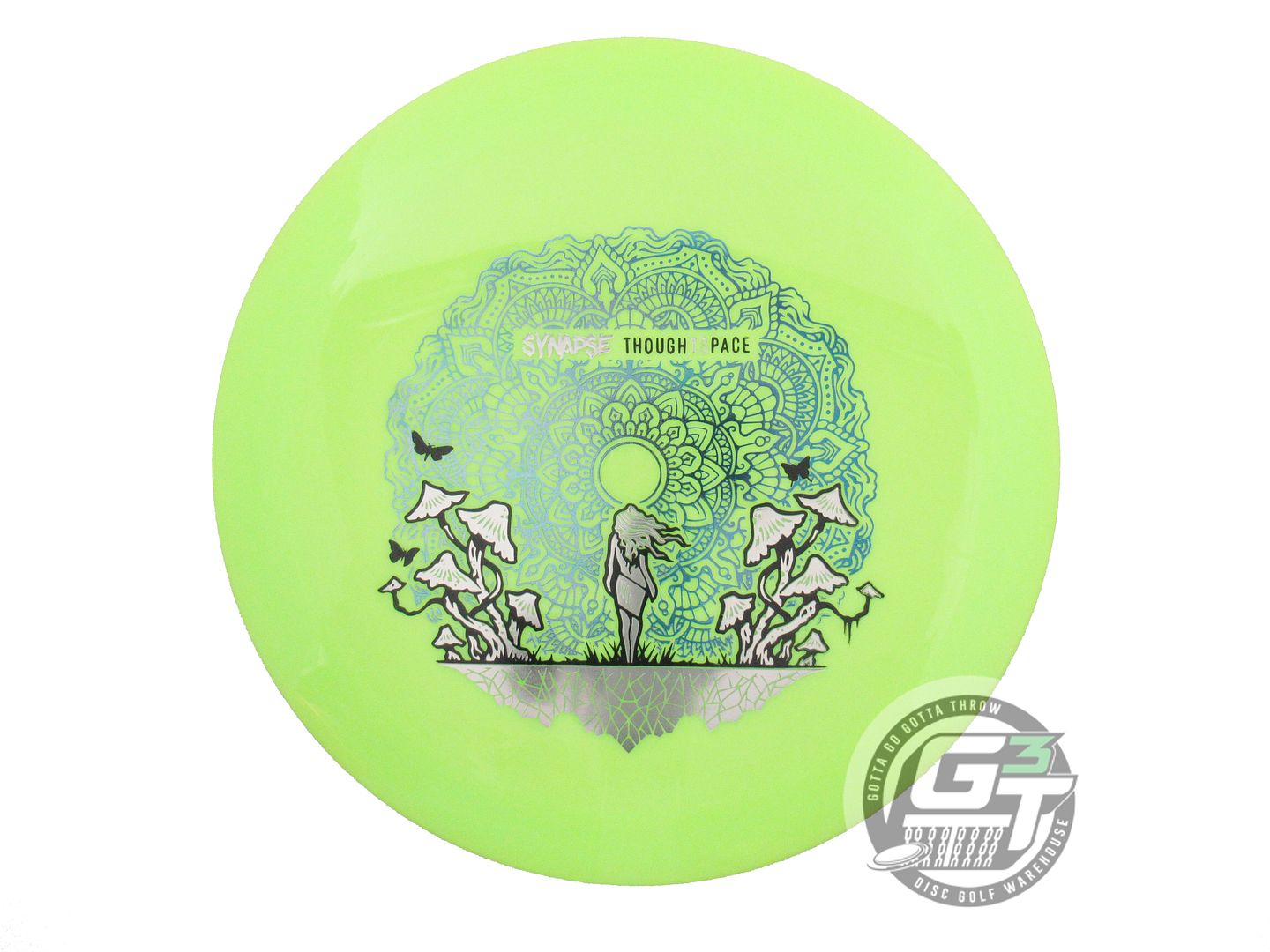 USED Thought Space Aura Synapse 173g Yellow Distance Driver Golf Disc