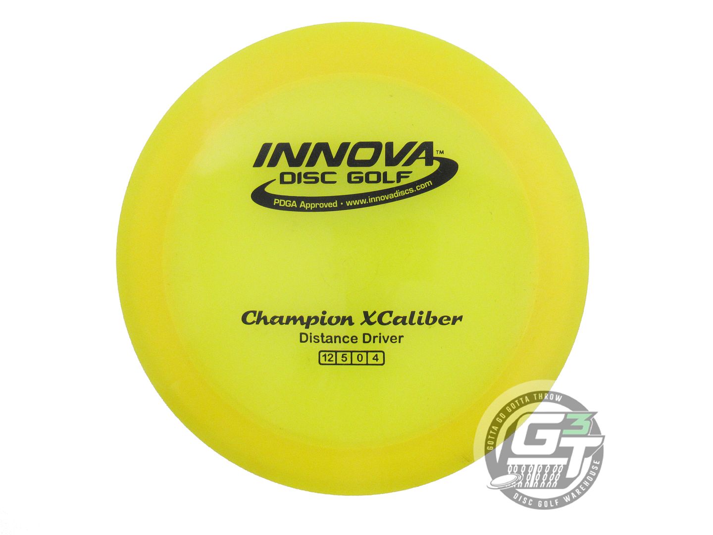 USED Innova Champion Xcaliber 174g Yellow Black Stamp Distance Driver Golf Disc