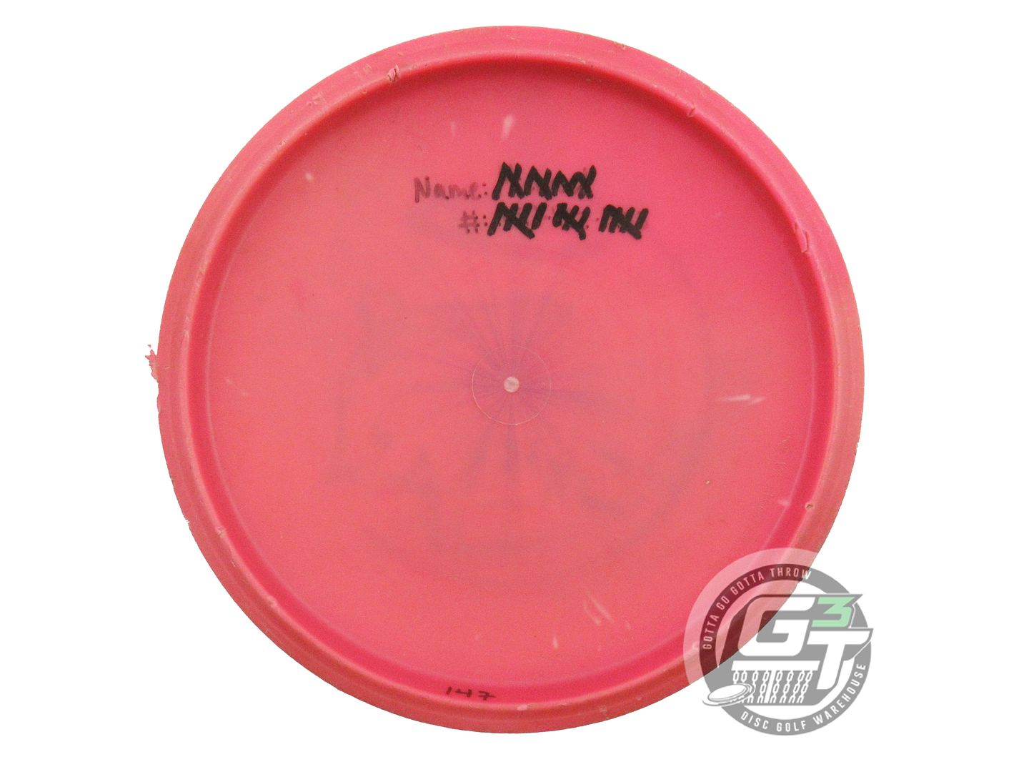 USED Innova DX Shark 147g Pink Green Stamp Midrange Golf Disc