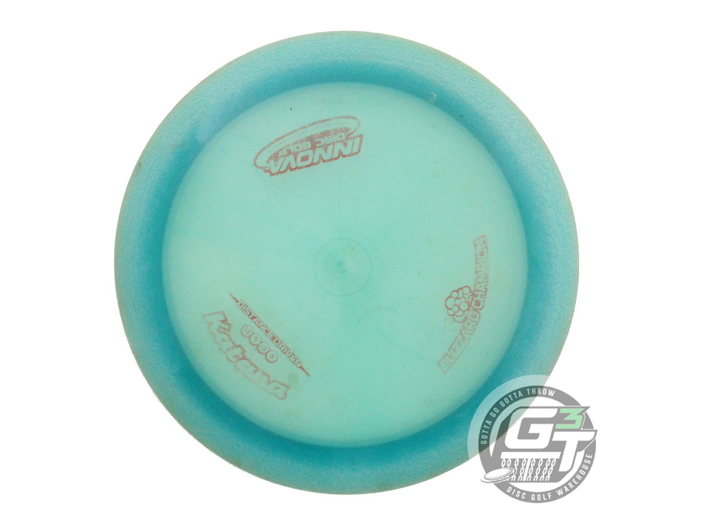 USED Innova Blizzard Katana 158g Teal Red Stamp Distance Driver Golf Disc