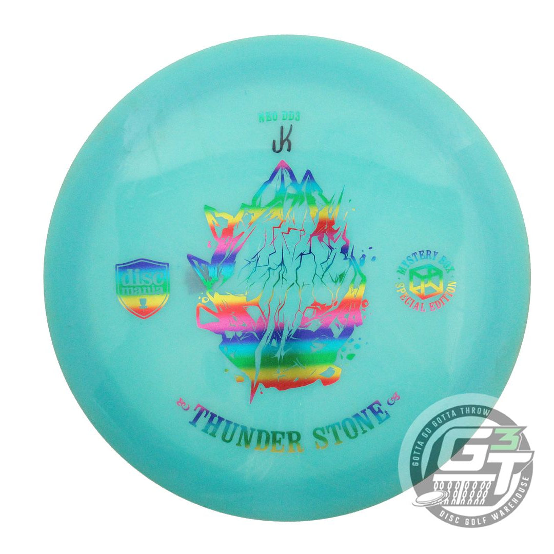 USED DiscMania THUNDER STONE Neo DD3 175g Seafoam Rainbow Foil Driver Golf Disc
