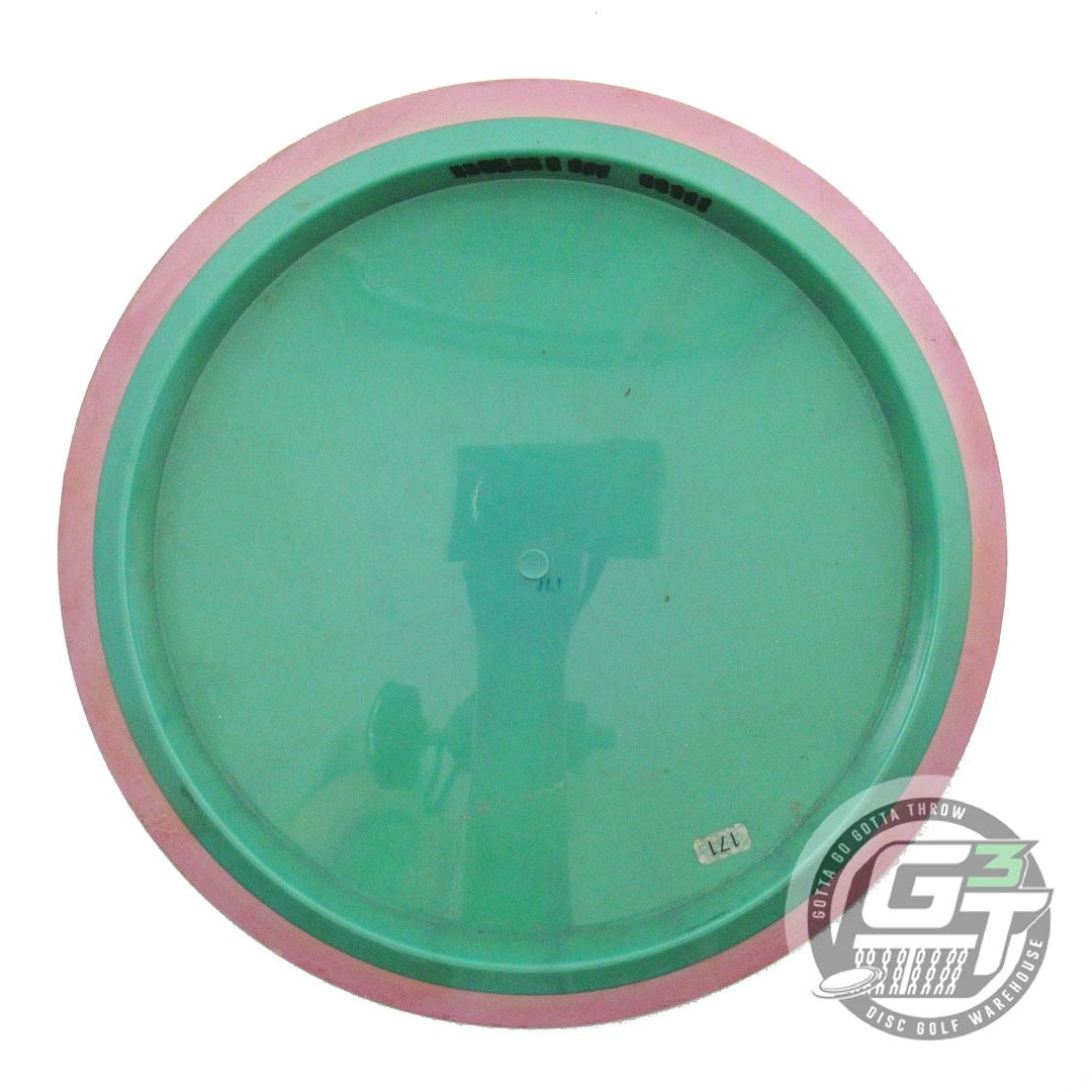 USED Axiom Discs Neutron Fireball 171g Green Lilac Rim Distance Driver Golf Disc