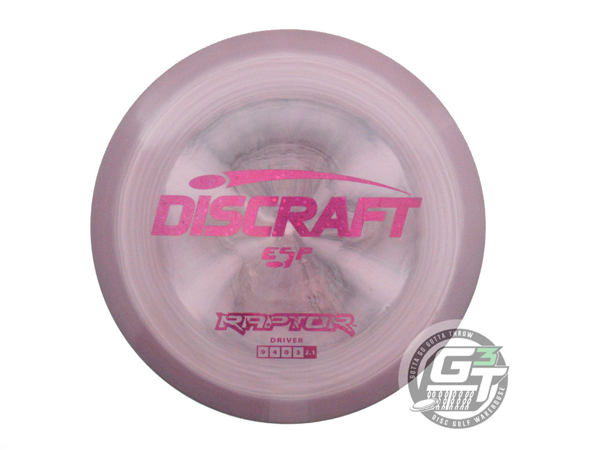 USED Discraft ESP Raptor 172g Purple-Pink Magenta Star Foil Distance Driver Disc