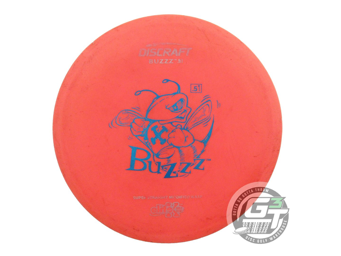 USED Discraft Elite X Buzzz 175g Orange Blue Foil PFN Midrange Golf Disc