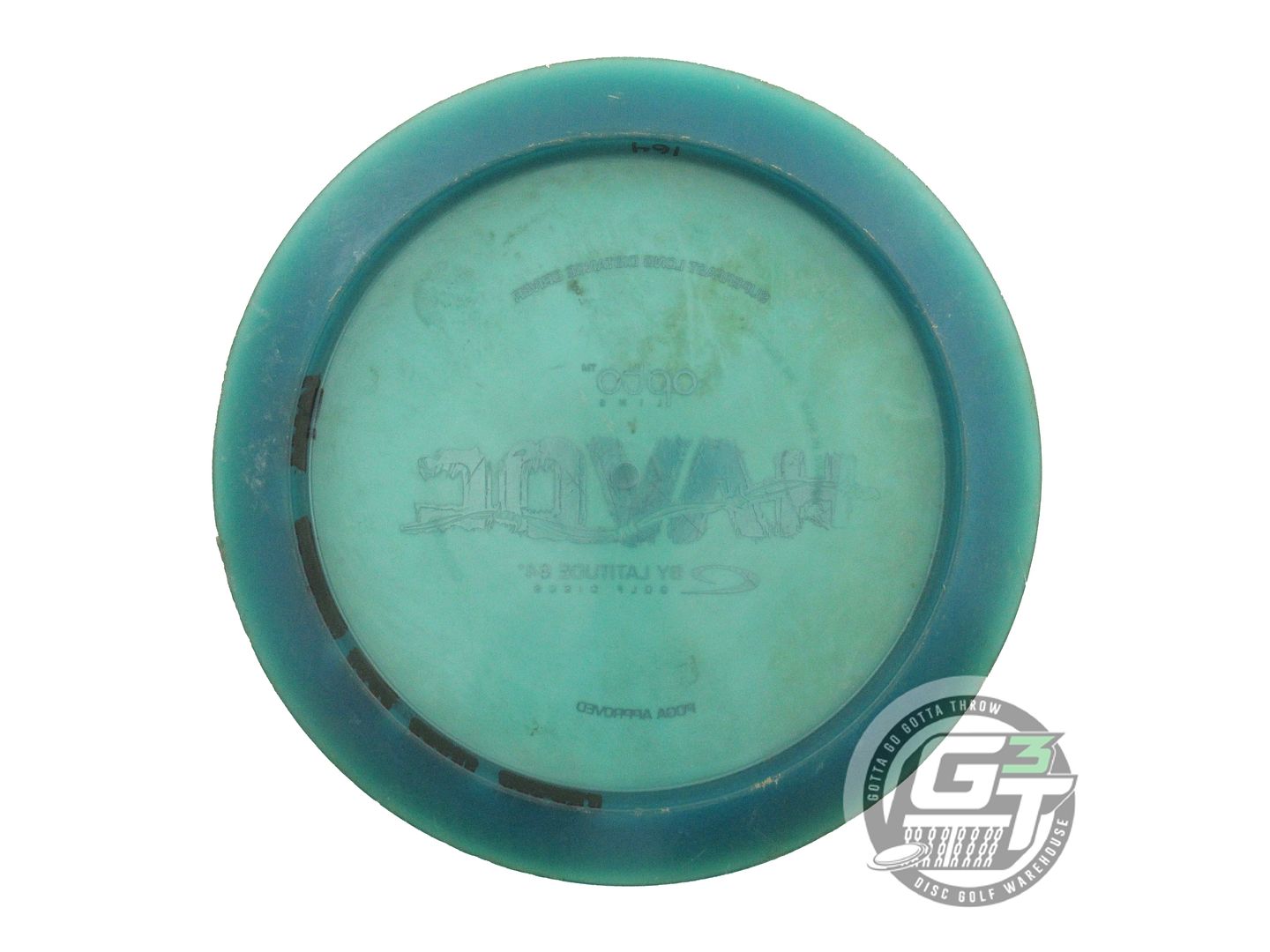 USED Latitude 64 Opto Havoc 164g Green Lilac Foil Distance Driver Golf Disc