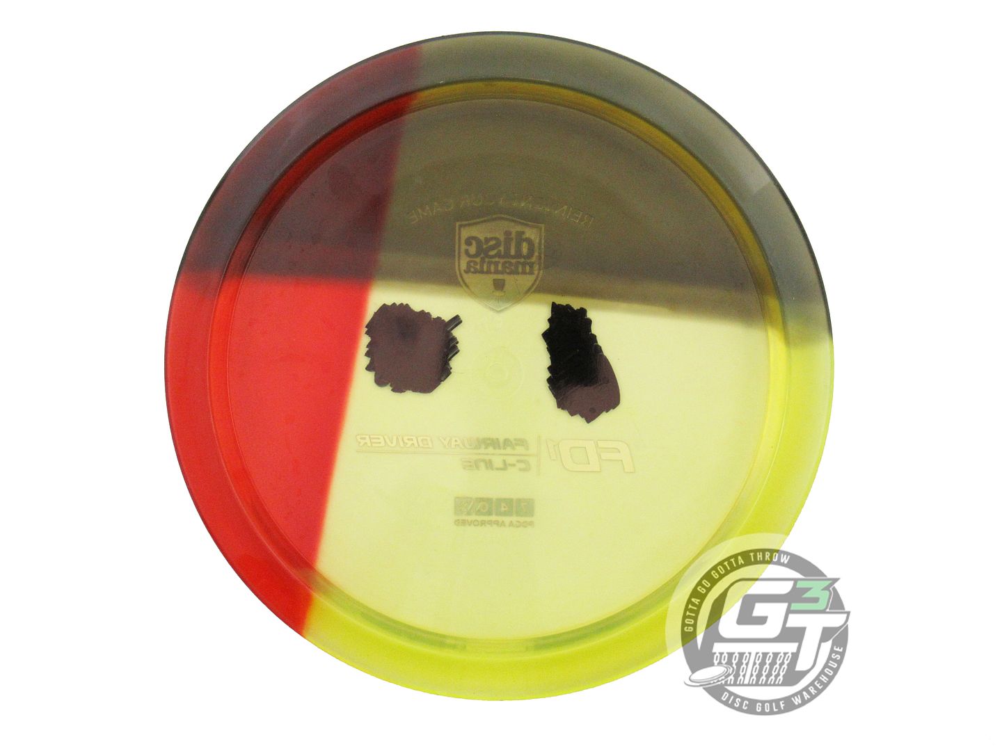 USED DiscMania C-Line FD1 173g Yellow HOME DYED Fairway Driver Golf Disc