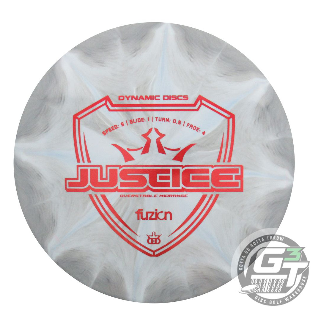 Dynamic Discs Fuzion Burst Justice Midrange Golf Disc (Individually Listed)