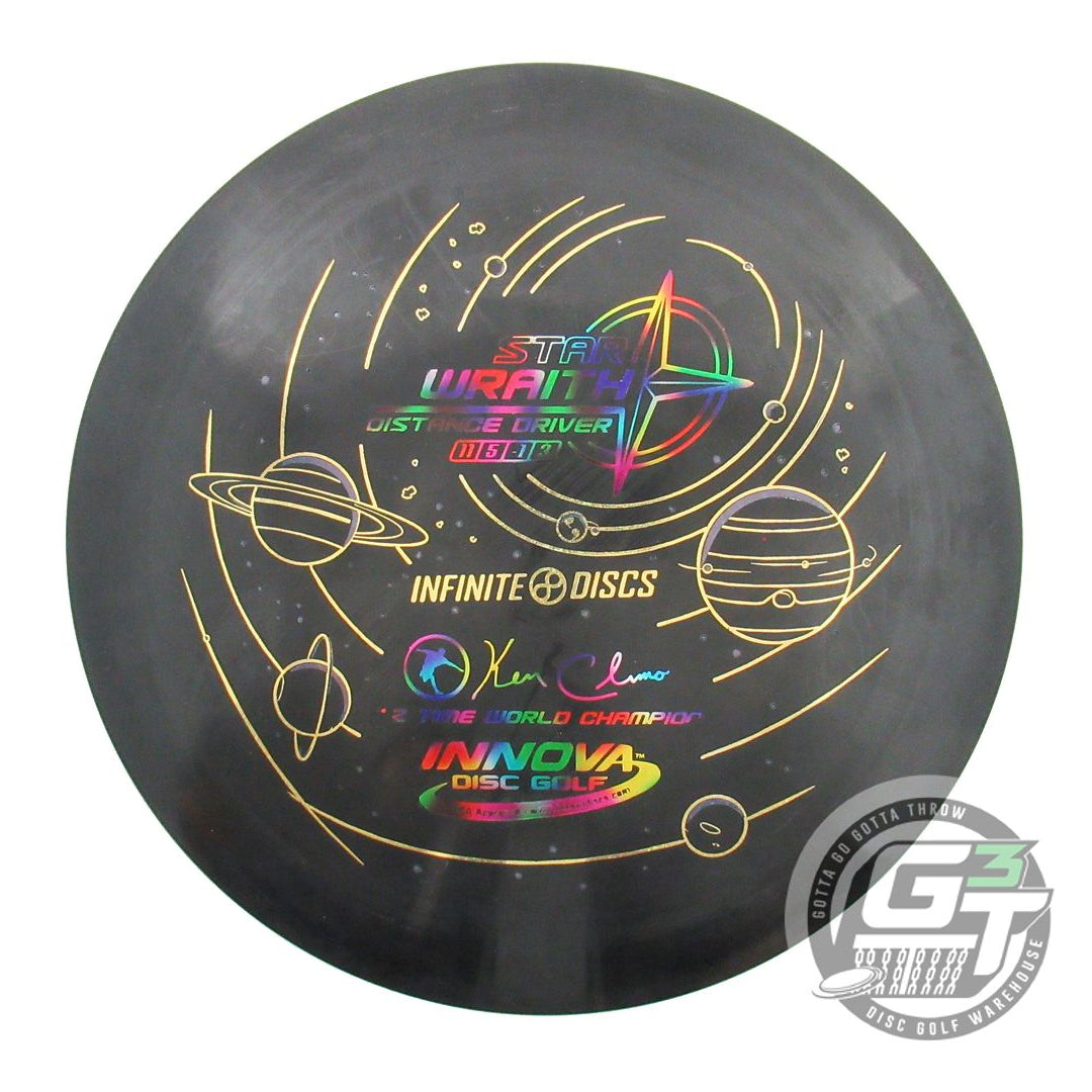 USED Innova Star Wraith 174g Black Jellybean Foil Distance Driver Golf Disc