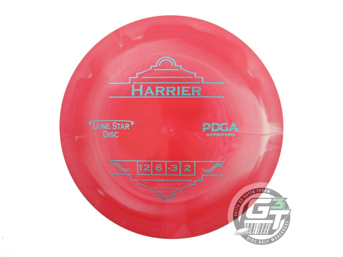 USED Lone Star Alpha Harrier 170g Red Blue Foil Distance Driver Golf Disc