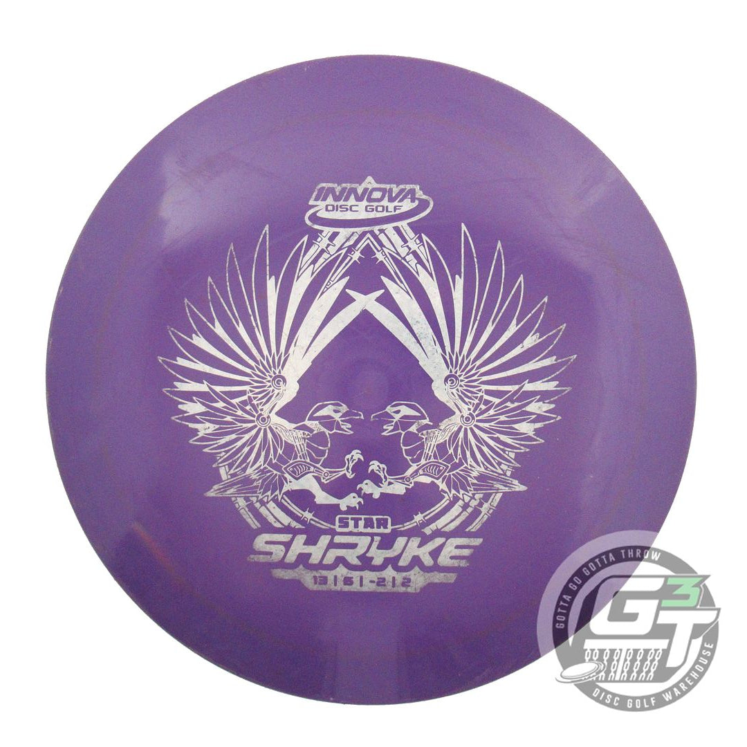 USED Innova Star Shryke 168g Purple Holo Star Foil Distance Driver Golf Disc