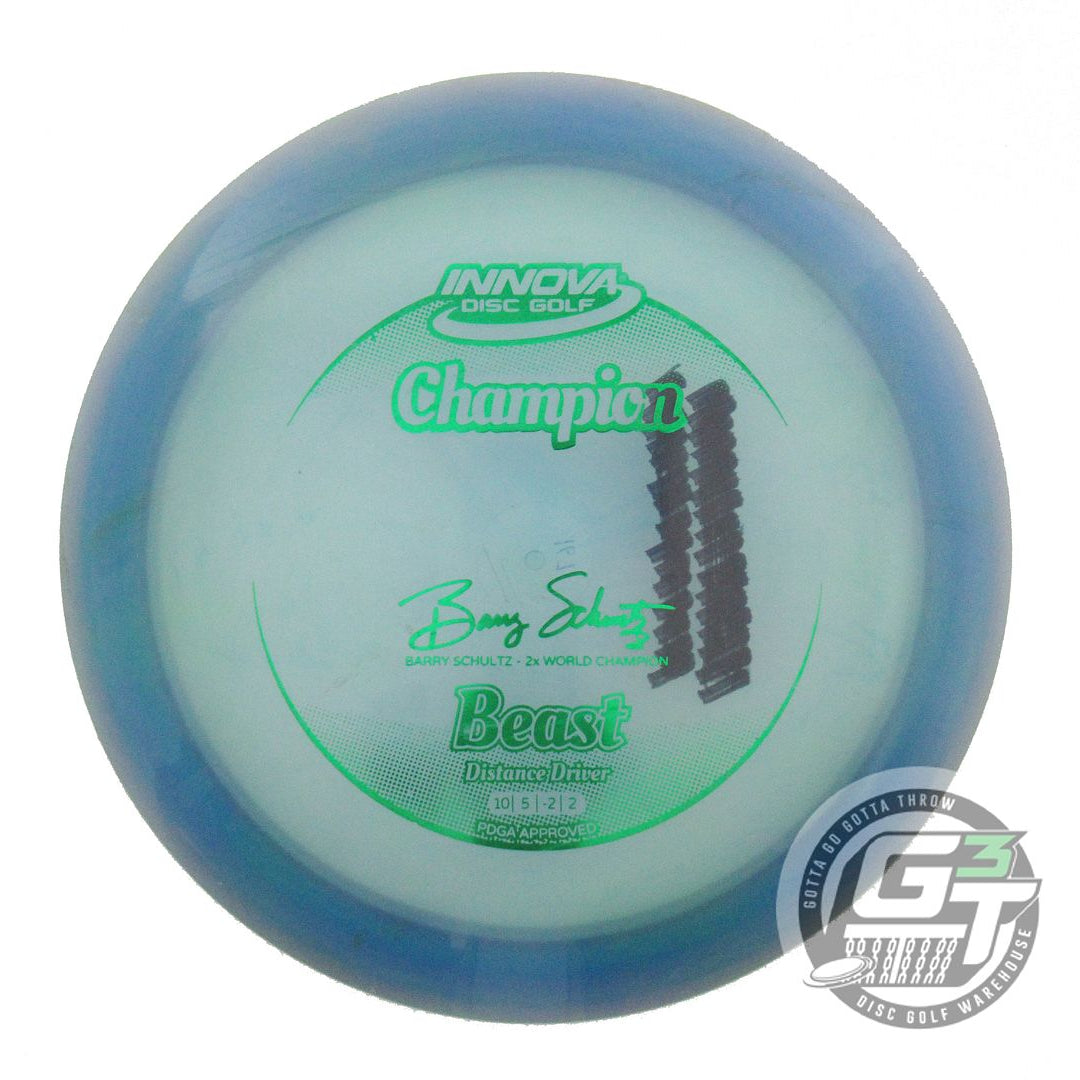 USED Innova Champion Beast 167g Blue Green Foil Distance Driver Golf Disc
