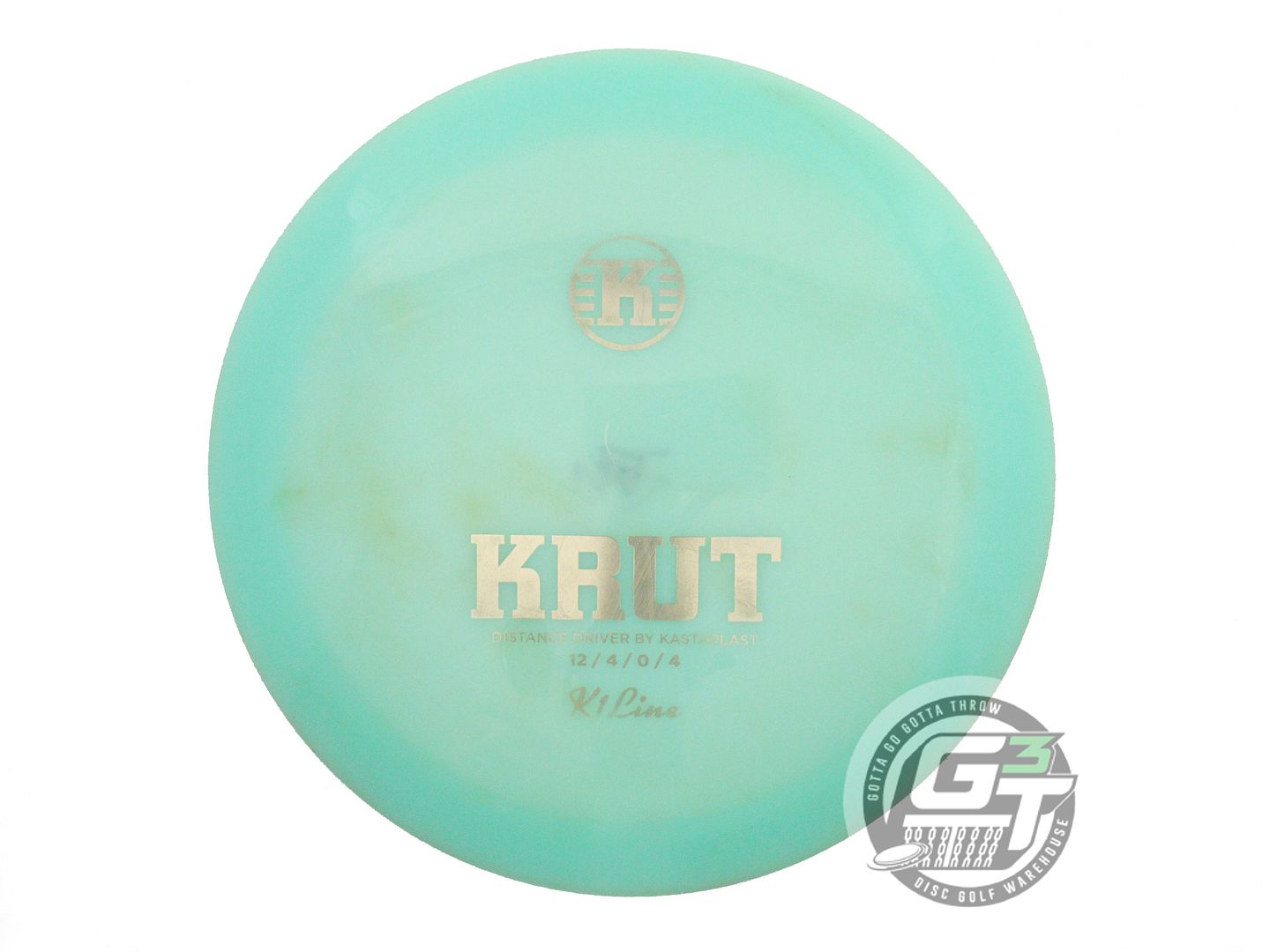 USED Kastaplast FIRST RUN K1 Krut 172g Mint Silver Foil Distance Driver Disc