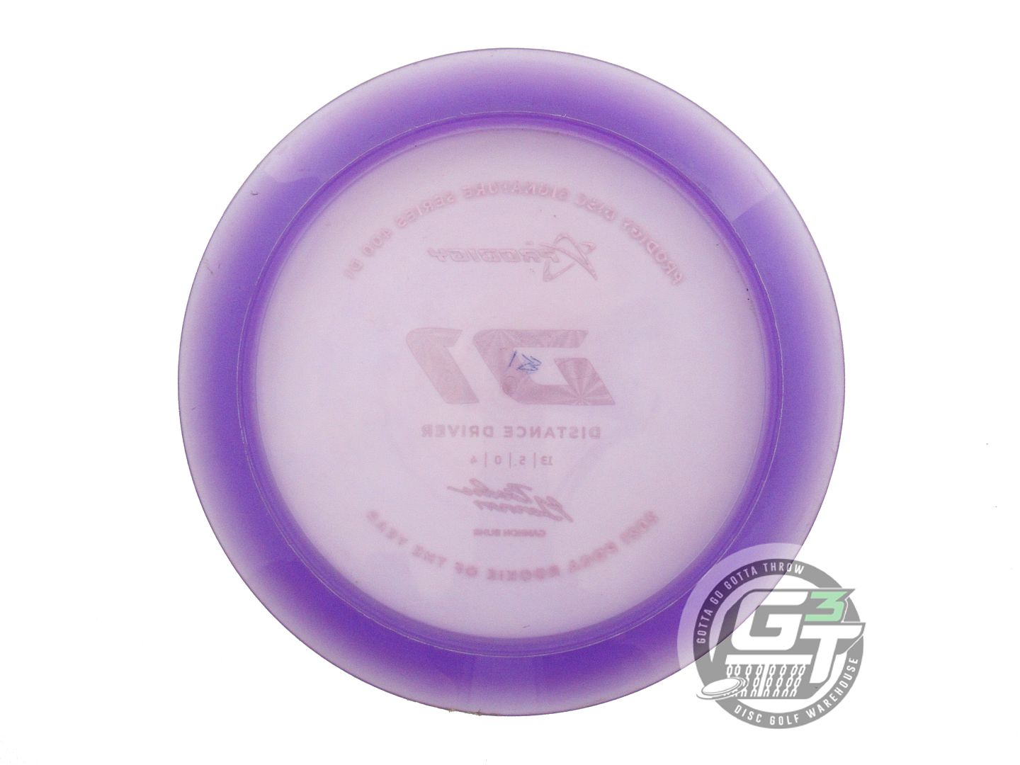 USED Prodigy Discs 400 D1 173g Purple Red Prism Foil Distance Driver Golf Disc