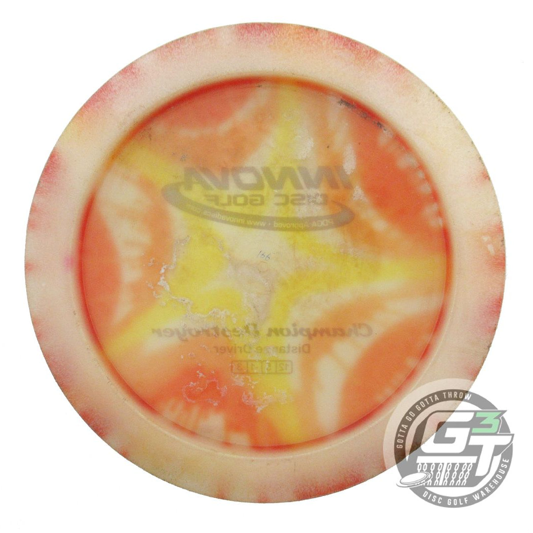 USED Innova I-DYE Champion Destroyer 166g Star Burst Distance Driver Golf Disc