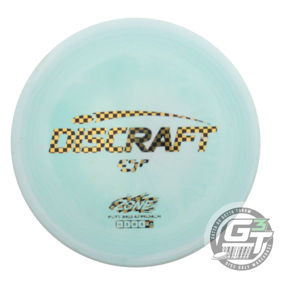 USED Discraft ESP Zone 175g Seafoam Checker Foil Putter Golf Disc