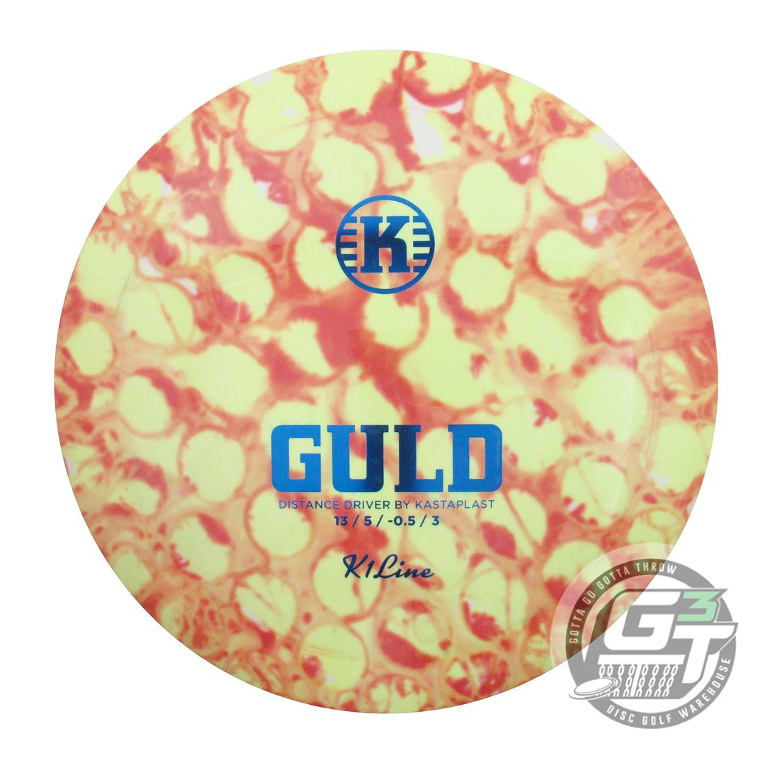 Kastaplast Tie-Dye K1 Guld Distance Driver Golf Disc (Individually Listed)