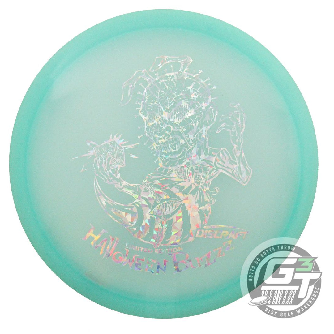 NOS Discraft PINHEAD Glo Z Buzzz 178g Seafoam Shatter Foil Midrange Golf Disc